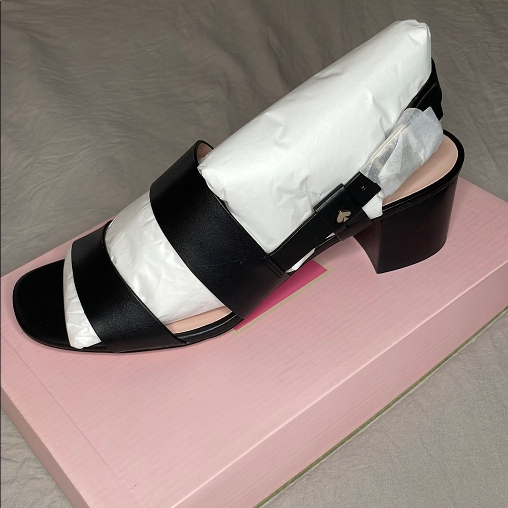 Kate Spade Black Heels Modern Design